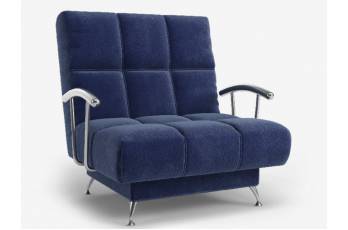Кресло Финка-2 с подлокотниками синий Пони 13