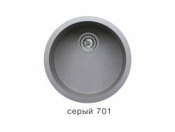 Кухонная мойка Tolero R-104 Серый 701