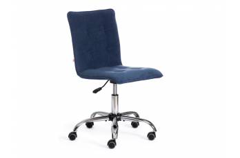 Кресло офисное Zero велюр светло-синий