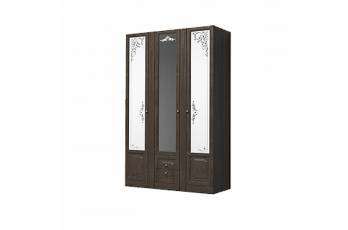 Шкаф 3-х дверный для платья и белья с выдвижными ящиками Ева-11