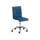Кресло офисное Zero флок синий
