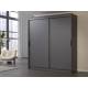 Шкаф-купе Гранд-1 2000 Графит-двери ЛДСП