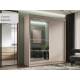 Шкаф-купе Гранд-1 2000 Сатин-двери Зеркало-ЛДСП