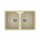 Кухонная мойка Uperwood ECON UPD-402-002 бежевая матовая