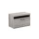 Тумба Д-5 малая под ТВ Денвер Риббек серый