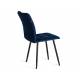 Стул обеденный Bari LT велюр синий