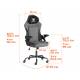 Кресло iWolf ткань черный/серый