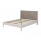 Кровать Нортан 1400 Льняной/светло-серый