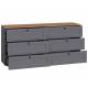 Комод 16.240 Остин Серый Графит
