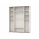 Шкаф 4-х дверный Амели 4-5200 Кашемир серый