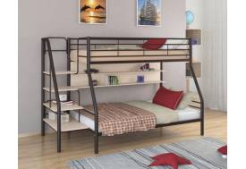 Двухъярусная кровать Толедо 1П коричневый молочный