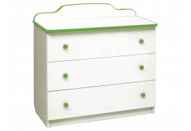 Комод с тремя ящиками Радуга лайм