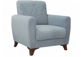 Кресло для отдыха Эдвин велюр прага дым