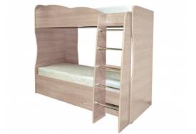 Кровать детская двухъярусная Юниор 2 шимо светлый