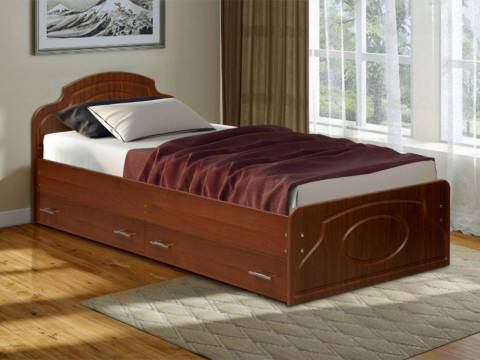 Кровать односпальная с ящиками Венеция 2