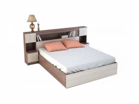Кровать с закроватным модулем Басса КР 552