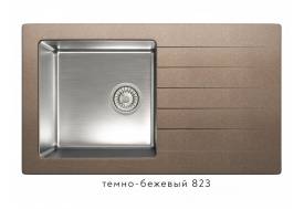 Кухонная мойка Tolero twist TTS-860 Темно-бежевый 823