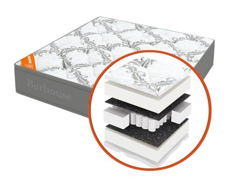 Матрас Mega холкон TFK Gray Night 90х200