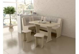 Кухонный угол Ника 6 NEW Ясень шимо светлый Шампань