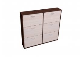 Обувница Приветливая ПО-4 венге темный, венге светлый