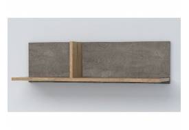 Полка навесная Эго Пл-1 камень темный