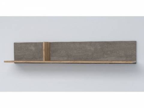 Полка навесная Эго Пл-2 камень темный