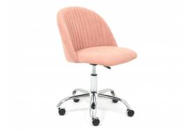 Кресло офисное Melody флок розовый