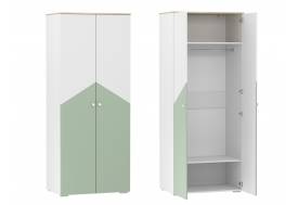 Шкаф для одежды Банни НМ 041.42 фасад Макарун