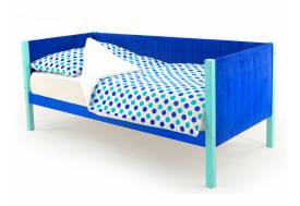 Кровать-тахта мягкая Svogen мятно-синий