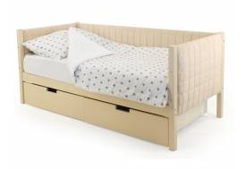 Кровать-тахта мягкая Svogen с ящиками бежевый