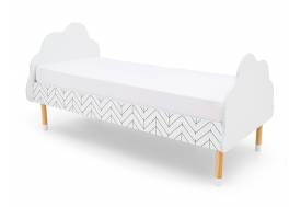 Кровать Stumpa Облако с рисунком Ёлочки