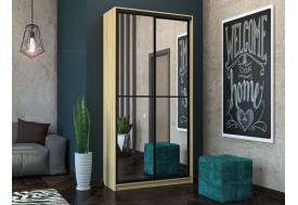 Шкаф-купе Лофт Шк12-60 1200 глубина 600 фасад зеркало+