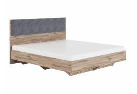 Кровать 1400 Николь Серый текстиль мод.1.1