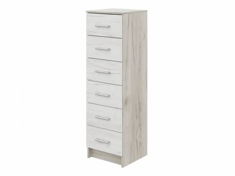 Комод 6 ящиков КМ 602 Гармония Крафт