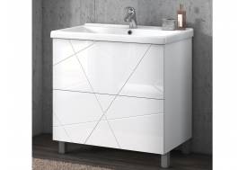 Тумбы Geometry 2-800 Фостер белый