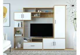 Стенка Пекин Белый-Крафт золотой