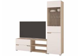 Мини стенка Анталия 1 Белый софт