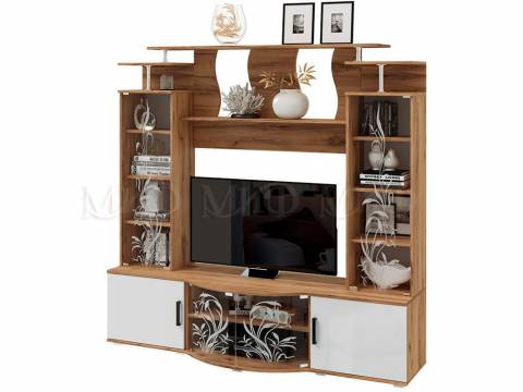 Стенка Виста Белый глянец холодный