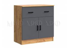 Комод с ящиком 2-мя дверьми Бася Миф Графит