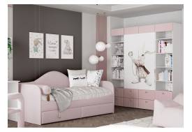 Детская Алиса розовая с фотопечатью