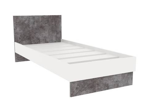 Кровать MODUL 02-KR 900 Камень серый