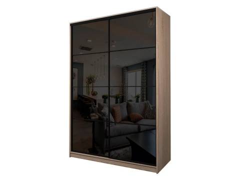 Шкаф-купе Max МШ-23-6-22/2-22 пленка Oracal черная