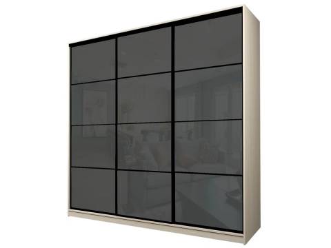 Шкаф-купе Max МШ-25-6-24-222 пленка Oracal темно-серая