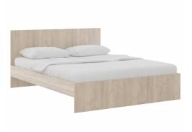 Кровать 1600 Осло модуль М14 с настилом Лайт Дуб крафт Золото