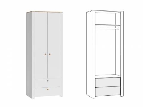 Шкаф для одежды 13.339 Джастин