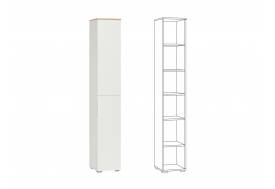 Шкаф-пенал 13.228 Октава Белый шагрень