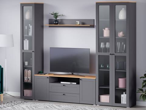 Гостиная Остин Серый Графит