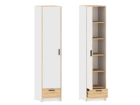 Шкаф для одежды Оттавия НМ 011.20 Белый Фасадный
