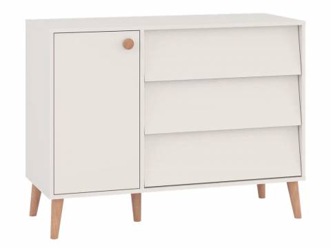 Комод с дверкой и тремя ящиками Афина 4-44901