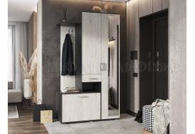 Прихожая Лира Миф Крафт белый, графит
